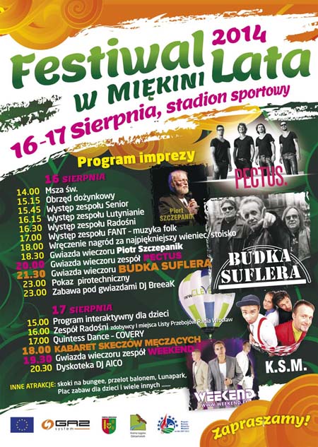 Festiwal Lata w Miękini 2014 Festiwal Lata w Miękini 2014