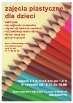 Ruszają zajęcia plastyczne!